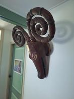 Houten handgemaakt Ekoi Masker Nigeria Afrikaans Tribaal, Ophalen