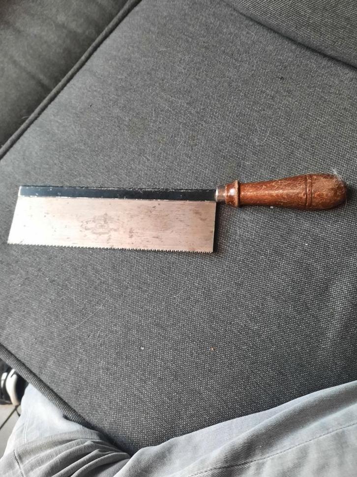 antieke Fijne tanden kapzaag zaag handzaag, Antiek en Kunst, Antiek | Gereedschap en Instrumenten, Ophalen of Verzenden