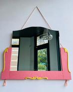 Zeer mooie grote spiegel 67cm breed 67cm hoog, roze met goud, Huis en Inrichting, Woonaccessoires | Spiegels, Ophalen, Nieuw, Minder dan 100 cm