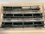 3 Fleischmann 5284 autotransport-wagons, Gelijkstroom, Fleischmann, Wagon, Ophalen of Verzenden