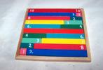 Vintage set houten rekenstaafjes (cuisenaire). Izgs., Ophalen of Verzenden