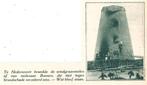 Nederweert Ospel brand molen Boonen 1933 knipsel Limburg, Gebruikt, Ophalen of Verzenden, Gebouw, Voor 1940