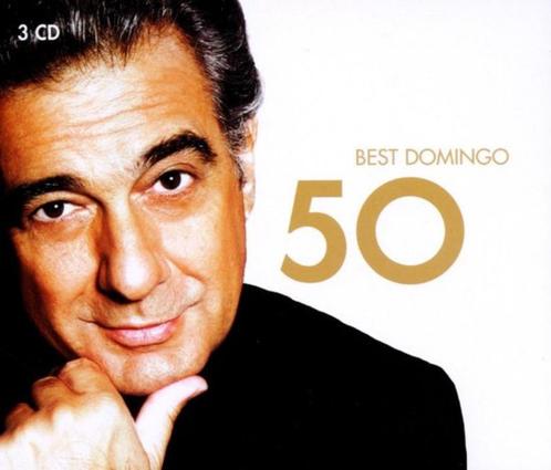 Placido Domingo – Best Domingo 50 (3 CD) Nieuw, Cd's en Dvd's, Cd's | Klassiek, Nieuw in verpakking, Opera of Operette, Ophalen of Verzenden