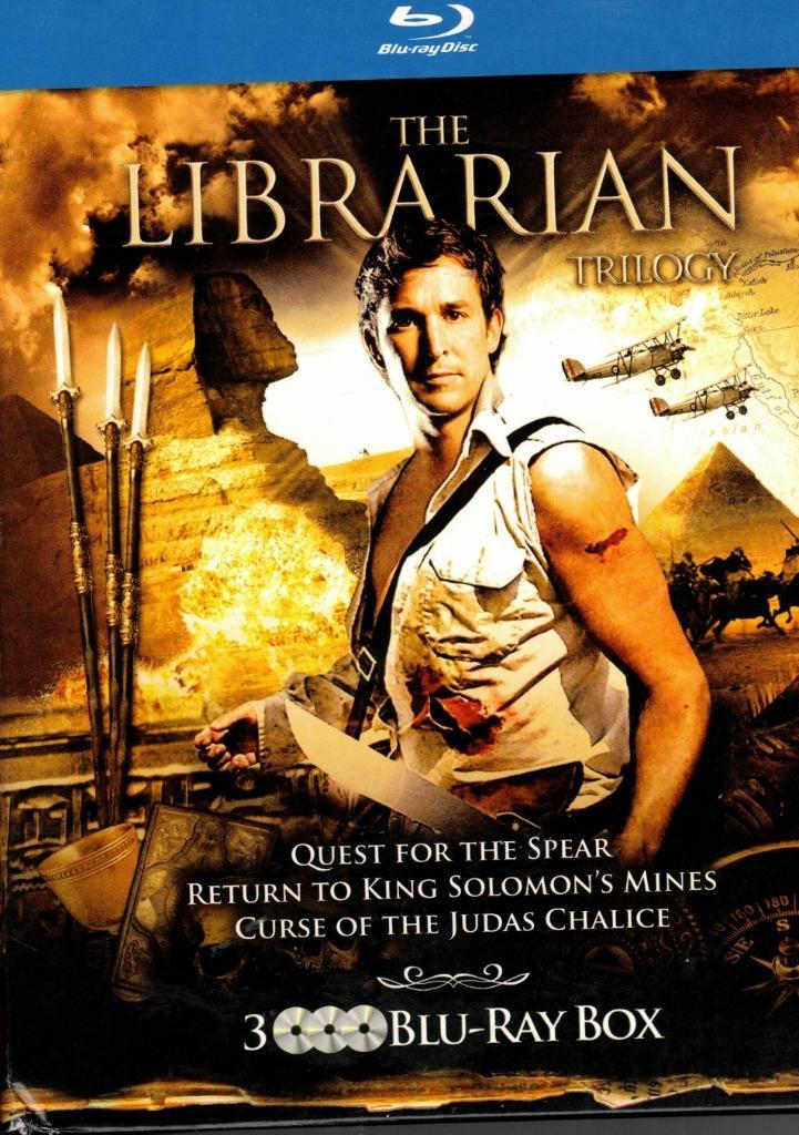 The Librarian Trilogy ( 3 Blu-ray ), Cd's en Dvd's, Blu-ray, Zo goed als nieuw, Avontuur, Ophalen of Verzenden