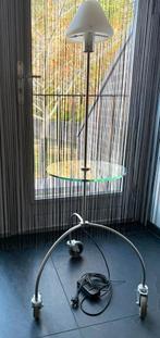 JAN DES BOUVRIE QUASAR DESIGN LAMP OP WIELEN, Huis en Inrichting, Lampen | Vloerlampen, Ophalen, 100 tot 150 cm, Zo goed als nieuw