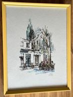 Ingelijste Aquarel Tekening van Jan Korthals, Ophalen