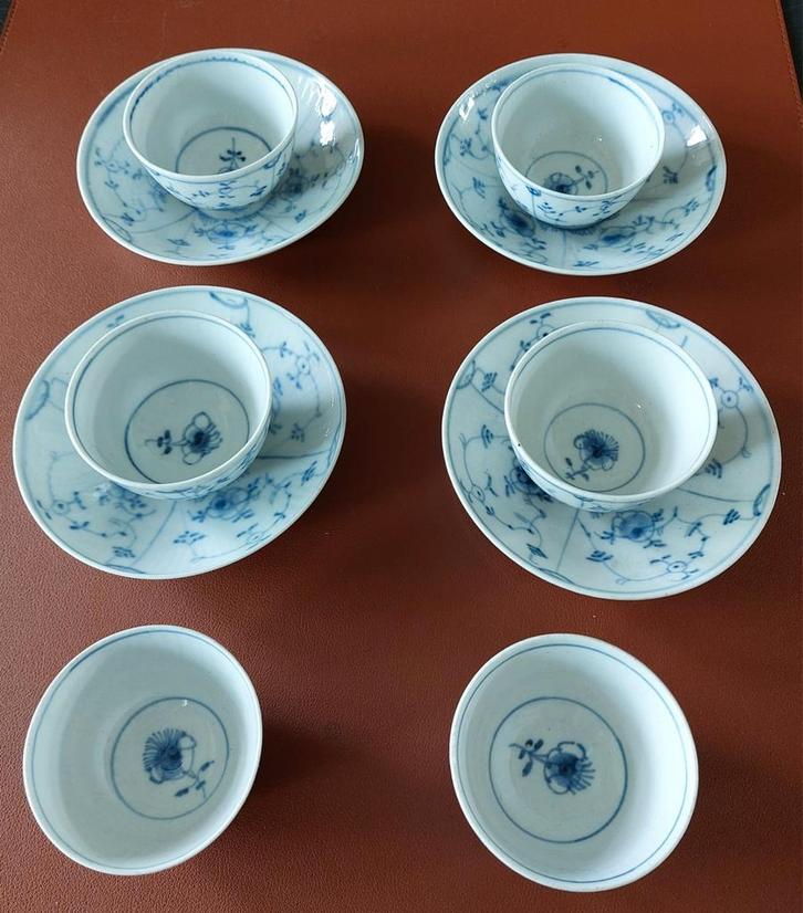Kopjes schoteltjes Strohblumen Limbach 18de eeuw porselein, Antiek en Kunst, Antiek | Porselein, Ophalen of Verzenden