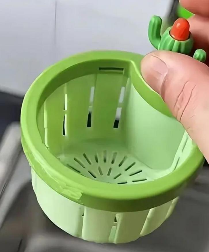 Cactus Afvoerzeefje - Gootsteen Zeef, Huis en Inrichting, Keuken | Keukenbenodigdheden, Nieuw, Ophalen of Verzenden