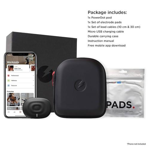Powerdot 2.0 zwart Muscle Stimulator, Sport en Fitness, Gezondheidsproducten en Wellness, Zo goed als nieuw, Overige typen, Ophalen of Verzenden