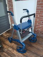 Rollator lichtgewicht met rugsteun inklapbaar met mandje, Diversen, Rollators, Ophalen, Opvouwbaar, Gebruikt