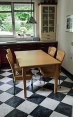 Tafel en Stoelen, Ophalen, Gebruikt, 150 tot 200 cm, Vier personen