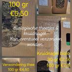 Biologische thee en kruidnagel, Ophalen of Verzenden