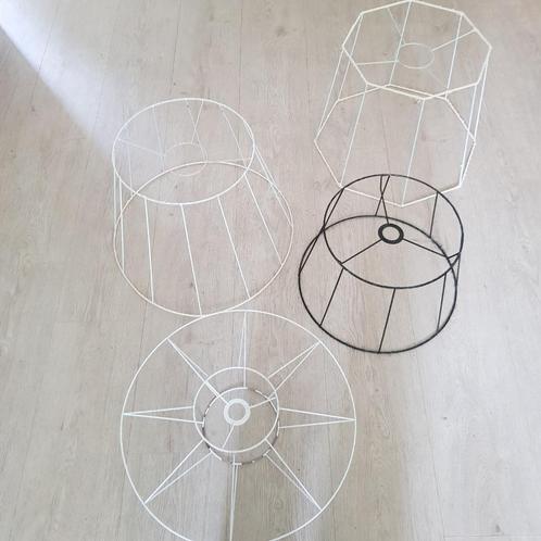 lampenkap frame XXL - DIY bonbon lamp, garen / draadlamp-4x, Huis en Inrichting, Lampen | Lampenkappen, Gebruikt, 25 tot 50 cm