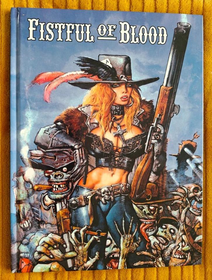 Fistful of Blood GN (2002 Heavy Metal) Simon Bisley HC First, Boeken, Strips | Comics, Gelezen, Eén comic, Amerika, Ophalen of Verzenden