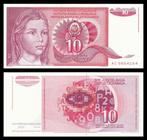Yugoslavie 1985/1994, 10 t/m 5000 Dinar (UNC), Postzegels en Munten, Bankbiljetten | Europa | Niet-Eurobiljetten, Setje, Verzenden