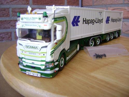 Tekno Scania Next Gen S 520 P.V.D. Hoeven, Hobby en Vrije tijd, Modelauto's | 1:50, Zo goed als nieuw, Bus of Vrachtwagen, Tekno