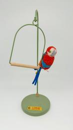 Oud Steiff! Onbespeeld wolletje:  papegaai, Verzenden