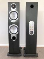 Monitor Audio Silver RS6  - 3G - Zwart Essen, Zo goed als nieuw, 60 tot 120 watt, Front, Rear of Stereo speakers, Ophalen