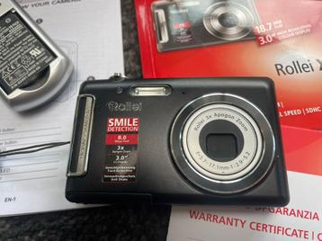 Rollei XS-8 digitale camera compleet in doos met 2 accu’s  beschikbaar voor biedingen