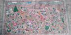 Papel amate - schildering op boomschors Mexico, Antiek en Kunst, Kunst | Niet-Westerse kunst, Ophalen