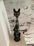 Retro seventies beeldje kat, Ophalen of Verzenden, Gebruikt, Dier