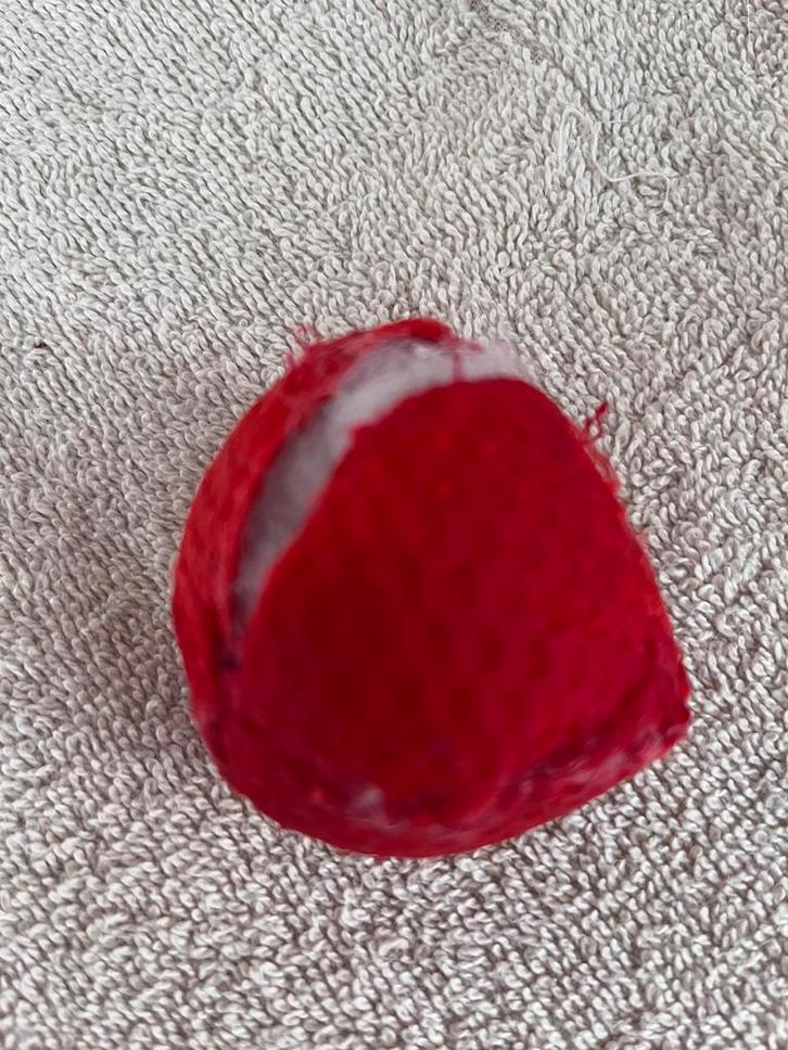 GEVRAAGD Royal Canin rode stoffen (kitten)balletjes., Dieren en Toebehoren, Kattenspeelgoed, Zo goed als nieuw, Overig speelgoed