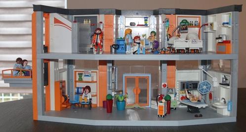 Playmobil City Life groot ziekenhuis met inrichting 70190, Kinderen en Baby's, Speelgoed | Playmobil, Zo goed als nieuw, Complete set