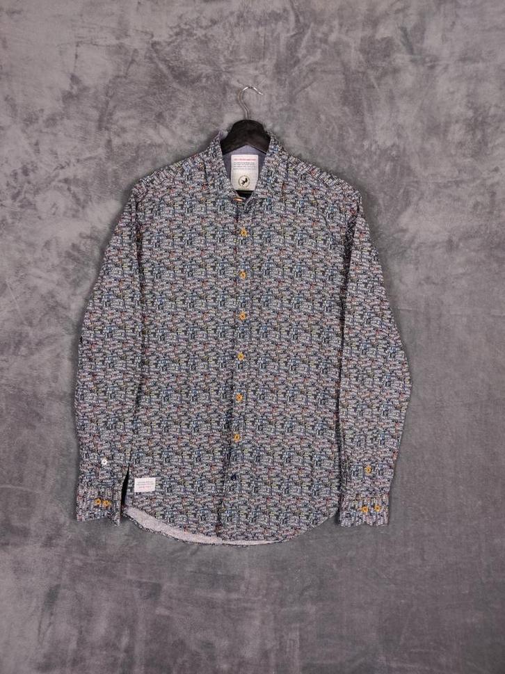 A Fish Named Fred Overhemd L Lange Mouw
Blouse, Kleding | Heren, Overhemden, Zo goed als nieuw, Halswijdte 41/42 (L), Blauw, Ophalen of Verzenden