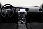 Volvo V60 1.6 T3 Kinetic Climate, Cruise, Navigatie, Bluetoo, Voorwielaandrijving, Stof, Zwart, 4 cilinders