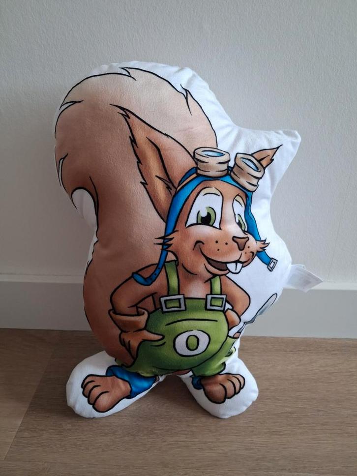Kussen knuffel eekhoorn De Klimtuin Intratuin K9901, Kinderen en Baby's, Speelgoed | Knuffels en Pluche, Zo goed als nieuw, Overige typen