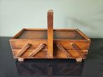 Kleine houten naaidoos / naaibox / hobby box, Overige typen, Gebruikt, Ophalen of Verzenden