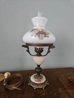 Vintage Lamp met Bloemenmotief, Antiek en Kunst, Antiek | Lampen, Ophalen of Verzenden