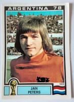 Panini Argentina 78 World Cup 
271 Jan Peters, Ophalen of Verzenden, Zo goed als nieuw