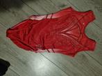 Turnpakje sparkle & dream, Sport en Fitness, Turnen, Ophalen, Zo goed als nieuw, Turnpak(je), Rood