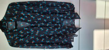 Leuke blouse met vlindertjes, maat 42 beschikbaar voor biedingen