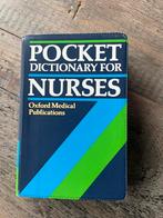 Pocket Dictionary for Nurses - Oxford Medical, Ophalen of Verzenden, Zo goed als nieuw, Overige uitgevers, Engels
