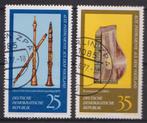 DDR 1977 Muziekinstrumenten, Ophalen of Verzenden, Gestempeld, Overige thema's