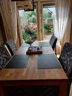 Eettafel, Huis en Inrichting, Tafels | Eettafels, Ophalen, Gebruikt, Teakhout, 50 tot 100 cm