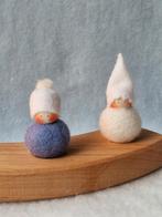 Jaarring steker winter vilt popje seizoenstafel vrije school, Verzenden, Nieuw, Figuurtje(s), Wolvilt