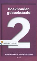 Boekhouden geboekstaafd 2, Ophalen of Verzenden, Beta, Zo goed als nieuw, HBO