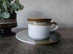 Vintage Hitkari kop en schotel, Huis en Inrichting, Keuken | Servies, Ophalen of Verzenden, Zo goed als nieuw, Hitkari, Overige stijlen