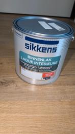 Te koop Sikkens binnenlak hoogglans Brillant, Doe-het-zelf en Verbouw, Verf, Beits en Lak, Minder dan 5 liter, Ophalen, Nieuw