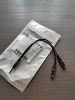 3.5 mm jack splitter naar microfoon en koptelefoon, Ophalen of Verzenden, Nieuw, Minder dan 2 meter, Overige kabels