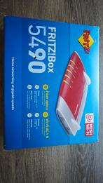Fritzbox 5490 glasvezel, Computers en Software, Routers en Modems, Ophalen of Verzenden, Zo goed als nieuw