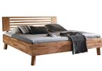 Massief houten bed 180x200, 2 Personen, Huis en Inrichting, Ophalen, Tweepersoons, Zo goed als nieuw, 180 cm