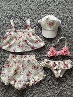 Monnalisa badpak met broekje topje en pet 4 jaar, Kinderen en Baby's, Maat 104, Bikiniset, Meisje, Ophalen of Verzenden