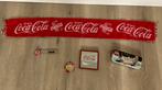 Coca cola verzameling: sjaal, pennenblik, spiegel, lineaal, Ophalen of Verzenden, Gebruikt, Gebruiksvoorwerp