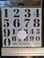 CIJFERS MASK SJABLOON STENCIL MIXED MEDIA SIMON SAYS JOURNAL, Ophalen of Verzenden, Nieuw, Frame of Mal