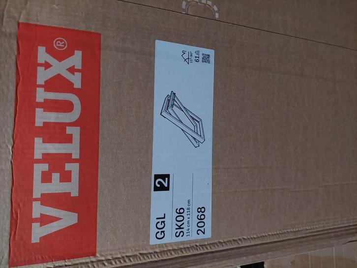 4x nieuwe velux ggl sk06 114x118 cm met triple beglazing, Doe-het-zelf en Verbouw, Glas en Ramen, Nieuw, Dakraam, Ophalen