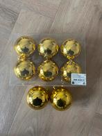 Nieuw Hema plastic kerstballen goud 8 stuks, Diversen, Nieuw, Ophalen of Verzenden